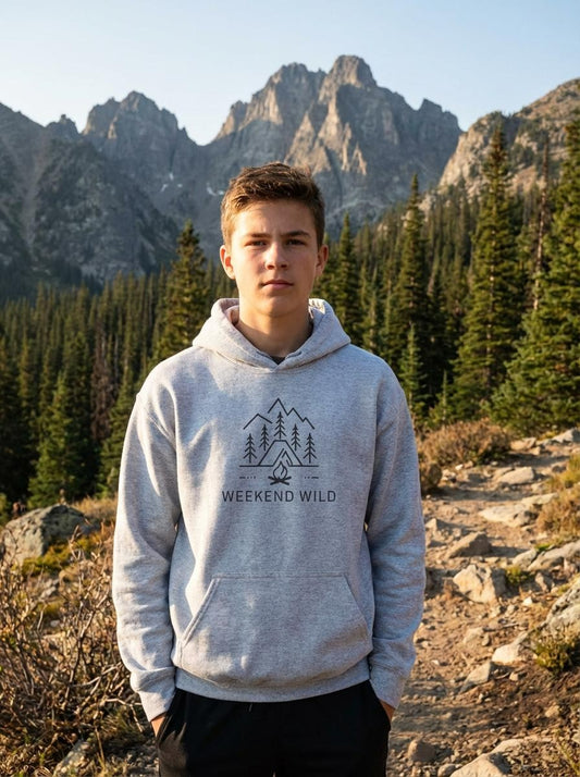Weekend Wild Logo Youth Hoodie